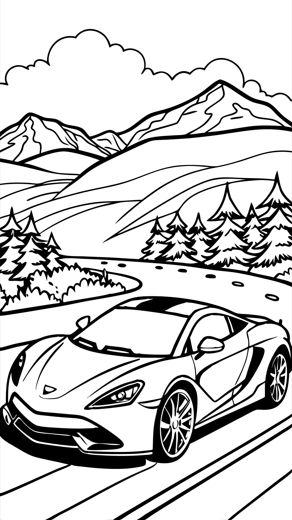 mclaren coloring pages